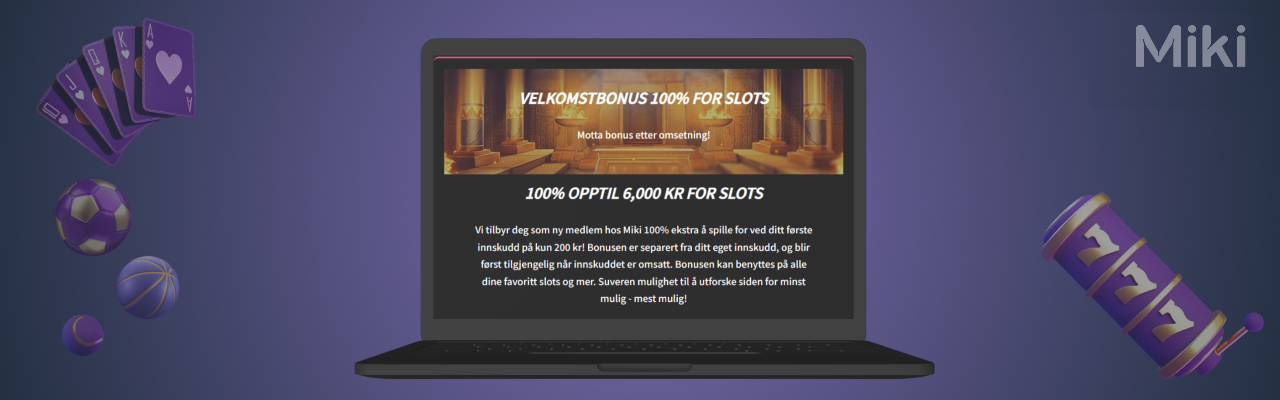 Miki casino innskuddsbonuser