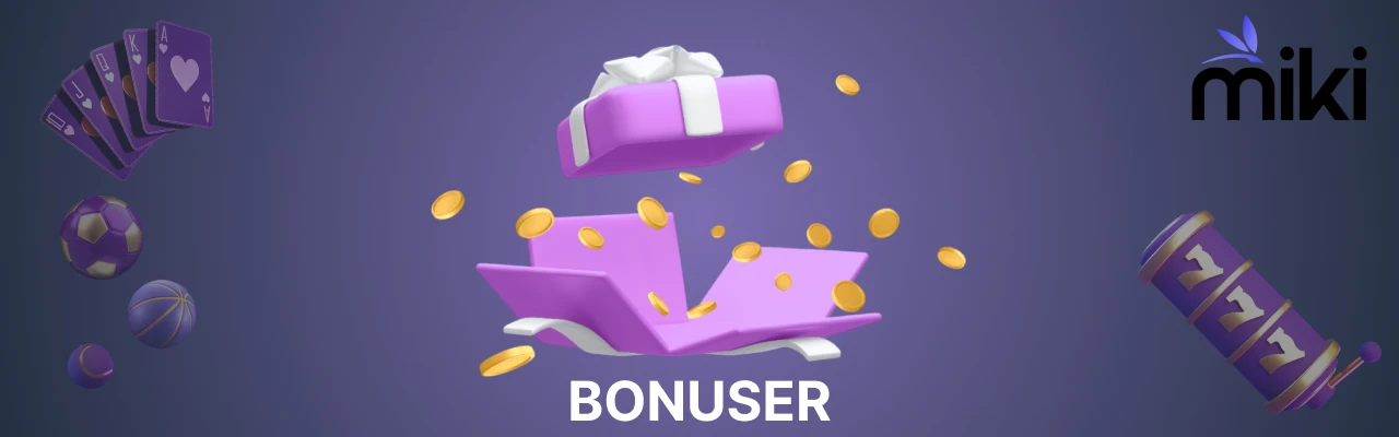 Bonuser på miki live kasino