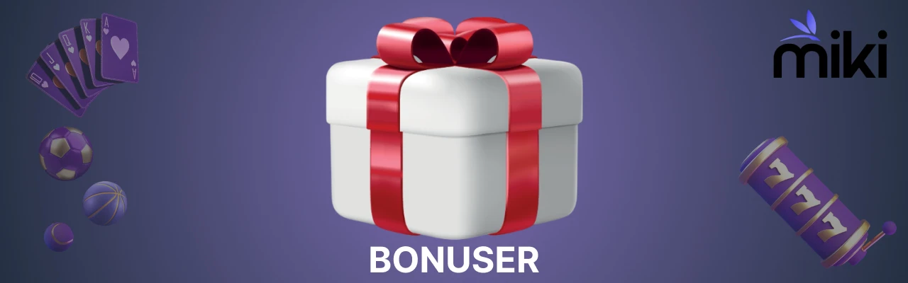 Miki casino spill bonuser