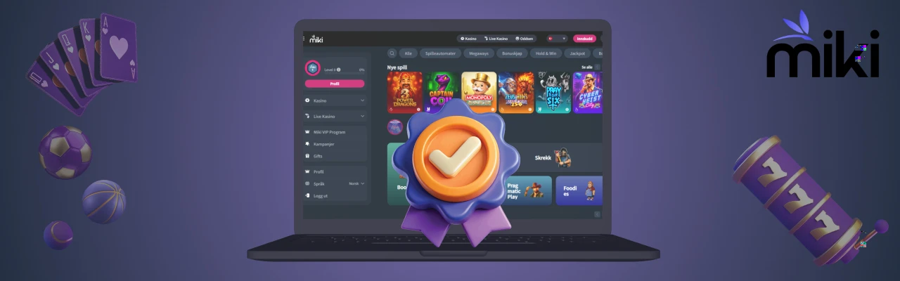 Ansvarlige spillfunksjoner hos miki