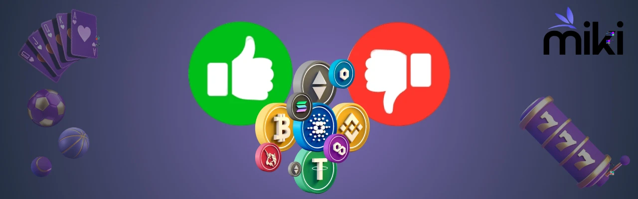 Fordeler og ulemper med krypto casinoer