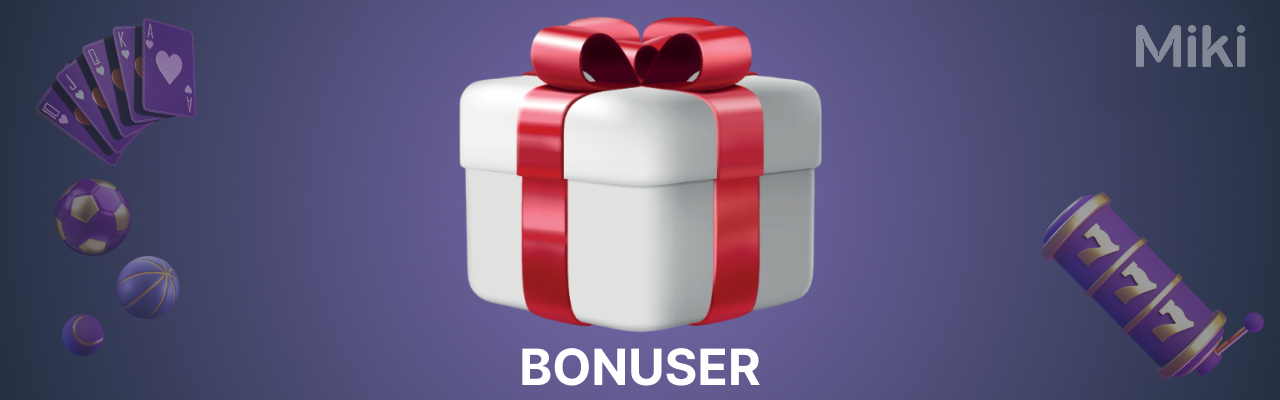 Miki casino spill bonuser