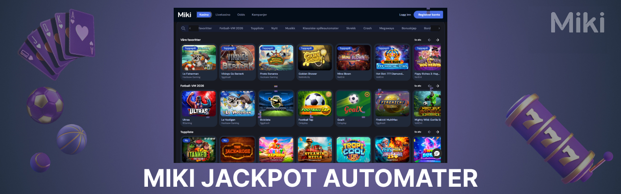 Miki Jackpot automater